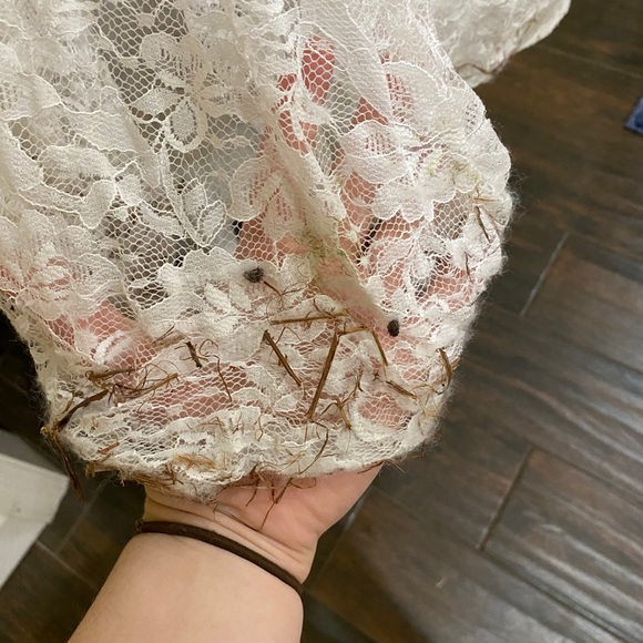 David’s Bridal Strapless Wedding Dress Size 12 - Picture 7 of 12